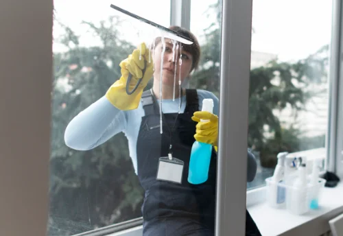 Nettoyage de vitres intérieures et extérieures à Bouafle